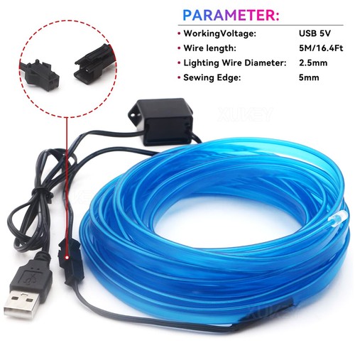 Usb blau auto led - usb,