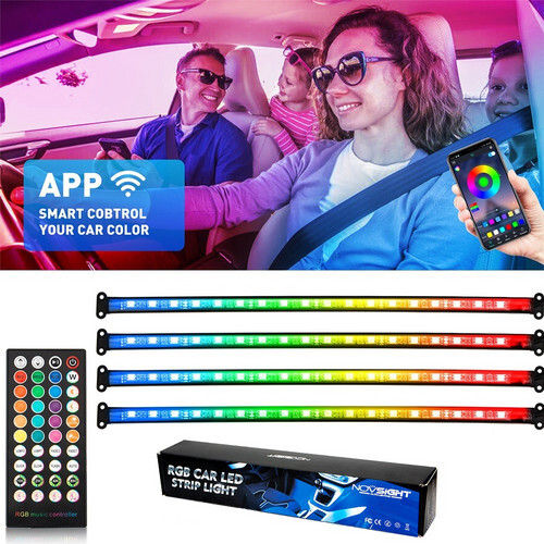 Led rgb auto innenraum - 4x, 72